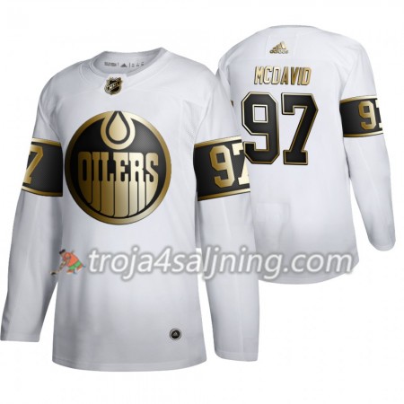 Edmonton Oilers tröja Connor McDavid 97 2019-2020 Adidas Golden Edition Vit Authentic - NHL Tröjor Herr Edmonton Oilers tröja Connor McDavid 97 2019-2020 Adidas Golden Edition Vit Authentic - NHL Tröjor Herr